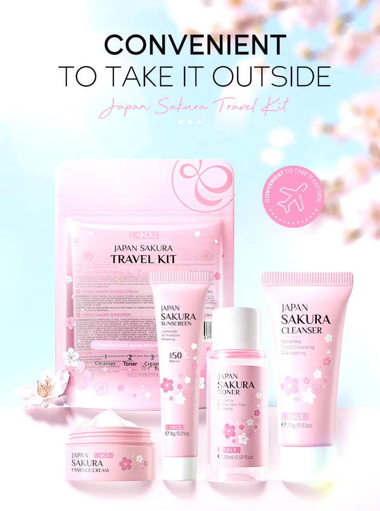 LAIKOU 4pcs Sakura Skin Care